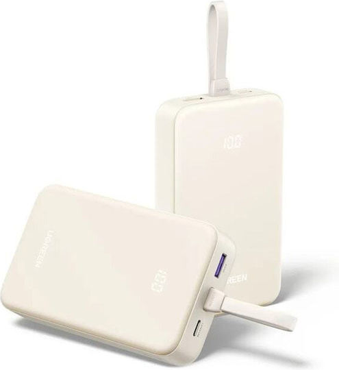 Ugreen PB521 USB-C Power Bank 20000mAh 30W με Θύρα USB-A Power Delivery Λευκό