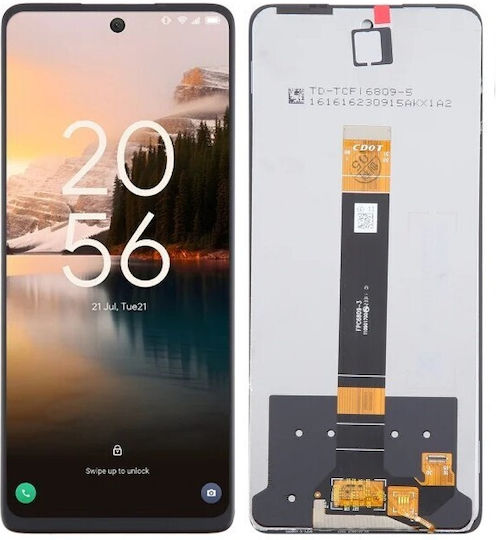 Screen with Touch Mechanism for TCL 40 NXTPAPER (Black)