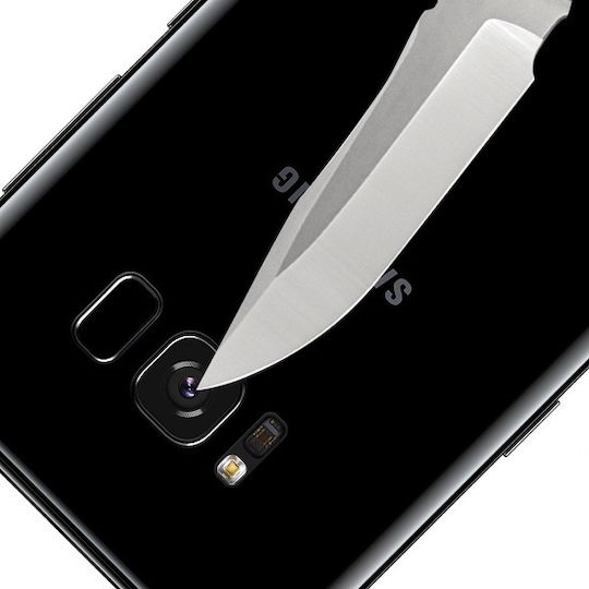 Smartfits Back​ ​Camera ​L​ens Protector Camera Protection Tempered Glass Transparent for the Galaxy S8+