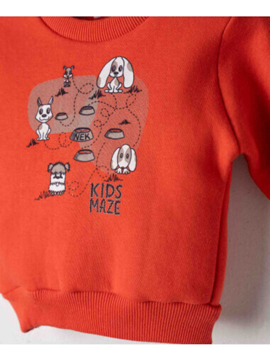 Nek Kids Wear Комплект Анцуг Червен