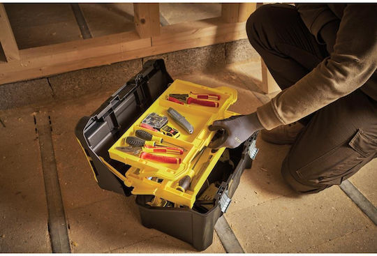Stanley Essential Hand Tool Case Plastic Dimensions: W49xD28.5xH25.5cm