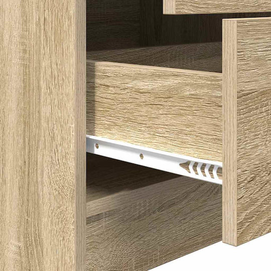 Wooden Desk Sonoma Oak 70x50x76cm