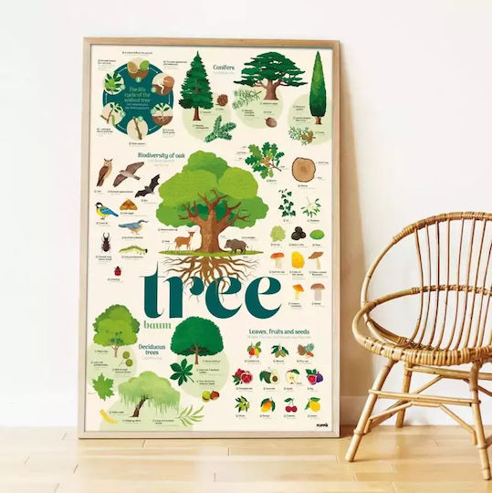 Poppik Großes Poster 54 Aufkleber – Baum