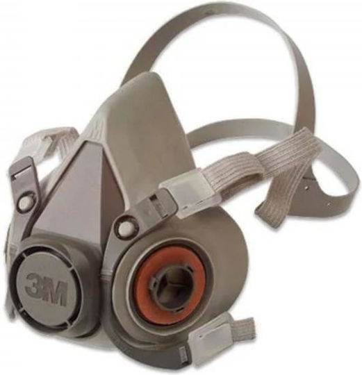 3M Mask Half Face without Filters Gray
