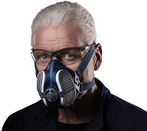 GVS Maske Halbes Gesicht mit austauschbaren Filtern Elipse P3 Respirator