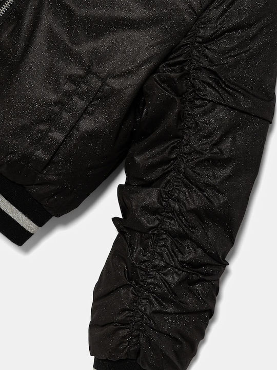 Παιδικό Bomber Διπλής Όψης Μαύρο
