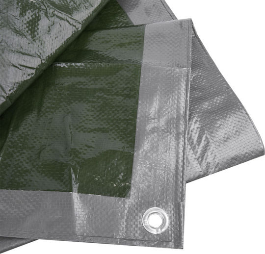 Bradas Waterproof Tarpaulin 120gr/m² 10x12m. Light Type Gray