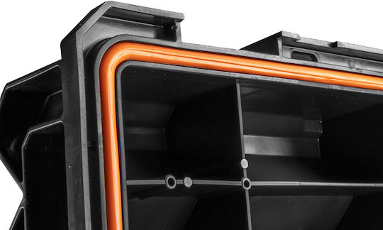 Neo Tools Modular 200 Εργαλειοθήκη Χειρός Πλαστική με Ταμπακιέρα Π58.5xB38.5xΥ19cm