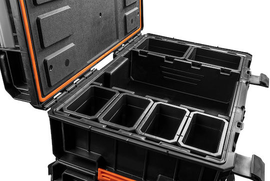 Neo Tools Modular 200 Εργαλειοθήκη Χειρός Πλαστική με Ταμπακιέρα Π58.5xB38.5xΥ19cm