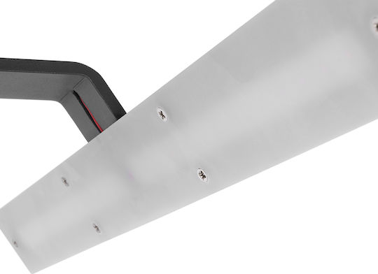 GloboStar Mirror Modern Wall Lamp with Integrated LED and Natural White Light Grey 42x5x15cm