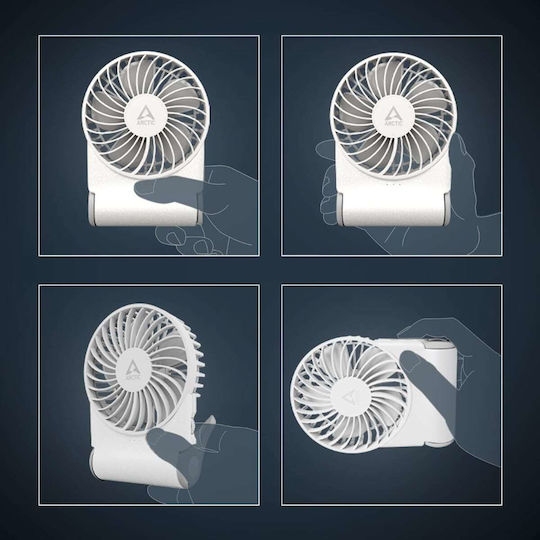Arctic Summair 2Go Handheld USB Folding Fan 5W White
