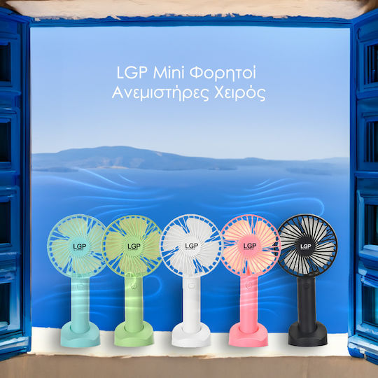 Lamtech Ανεμιστηράκι Χειρός USB Μαύρο LAM980053