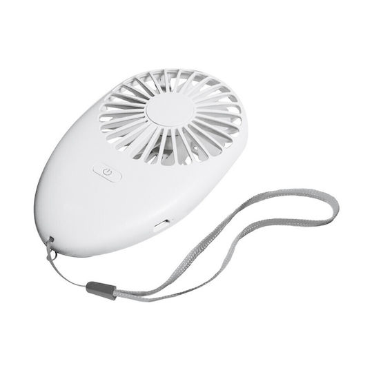Mikamax Mini Portable Handheld Fan USB White