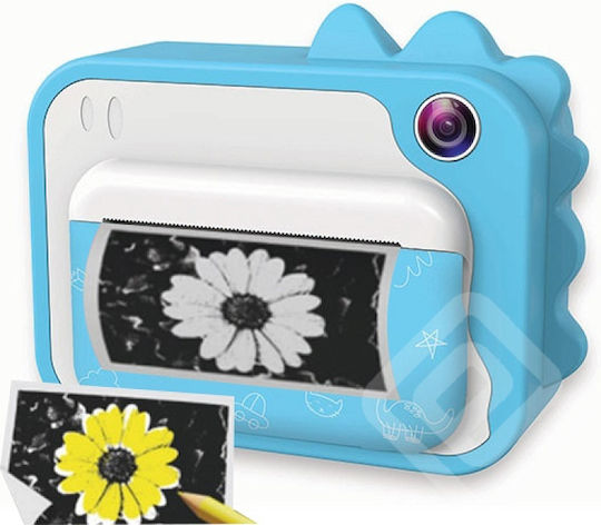Kiddoboo FotoFun Children's Camera 2MP with Thermal Printing Optical Zoom 3x Blue