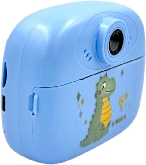 AM300 Παιδική Φωτογραφική Μηχανή 20MP Full HD (1080p) με Θερμική Εκτύπωση Οπτικού Ζουμ 8x Μπλε