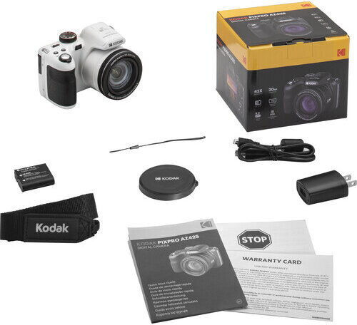 Kodak Astro Zoom AZ425 Compact Camera 20MP Full HD (1080p) Optical Zoom 42x White