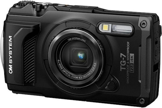 Olympus TG-7 Compact Camera 12MP 4K UHD Optical Zoom 4x Red