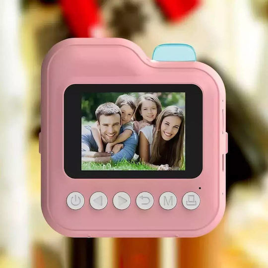 Andowl C8 Children's Camera Pink