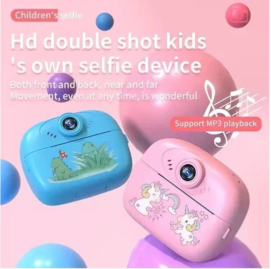 K800-B Kinderkamera 12MP mit Thermodruck Blau