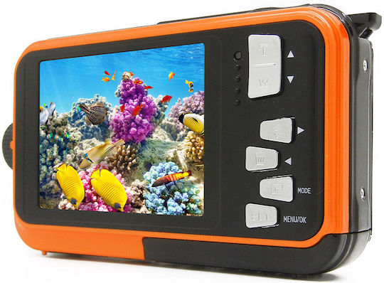 EasyPix W3027 Cameră Foto Compactă 5MP Zoom Optic 4x Portocalie