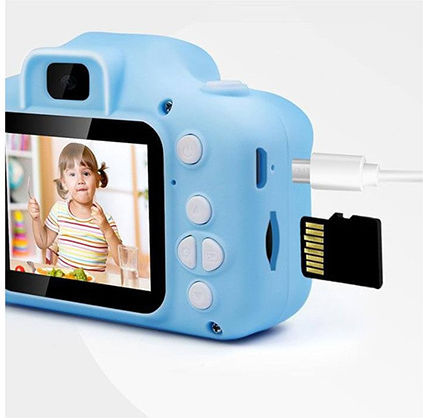 Q1 Kitty Kids Детски Фотоапарат 12МР Син