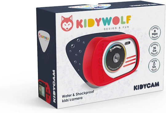 KIDYCAM Детски Фотоапарат 8МР Червен