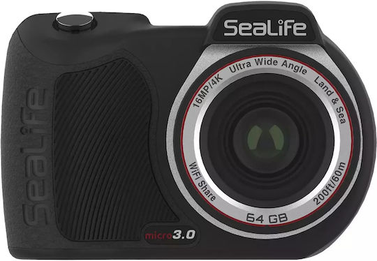 Sealife Micro 3.0 Pro Duo 5000 Set Compact Φωτογραφική Μηχανή 16MP με Οθόνη 2.4" και Ανάλυση Video 4K UHD Μαύρη