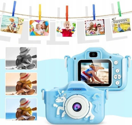SPM X5 Cameră Foto pentru Copii 20MP Unicorn Albastră