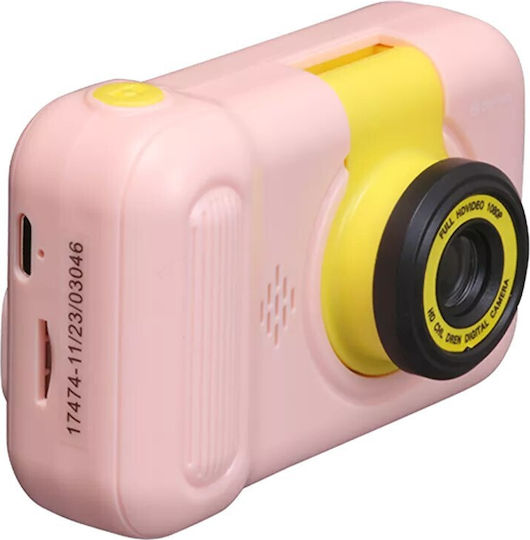 Denver KCA-1351RO Compact Φωτογραφική Μηχανή Full HD (1080p) Ροζ