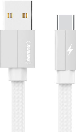 Remax Cablu Kerolla USB 2.0 USB-C Masculin - USB-A Alb 2m 047466