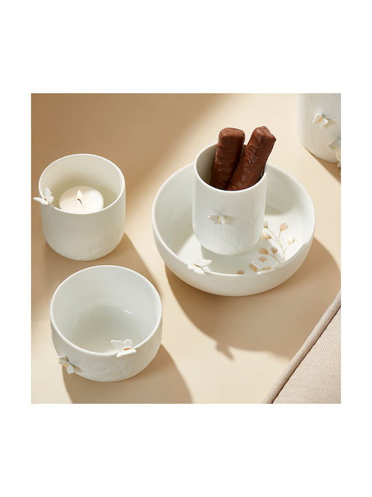 Raeder Serving Bowl Round made of Porcelain White with Diameter 3cm