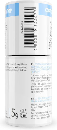 Brushup Top Coat pentru lacuri de unghii semipermanente
