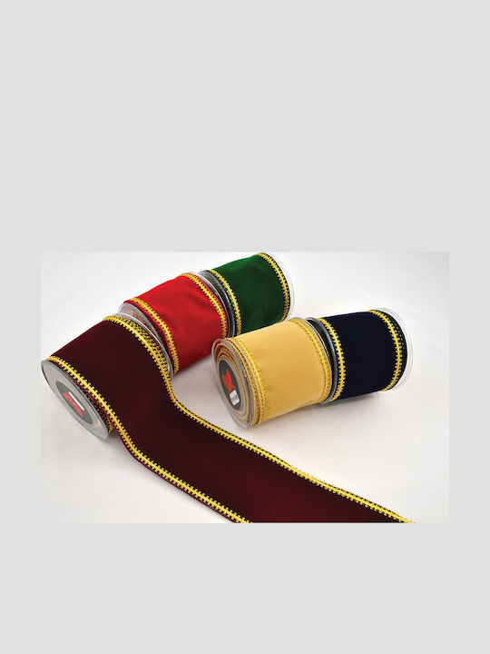 LiebeQueen Christmas Ribbon Gold 450x10cm 1pc