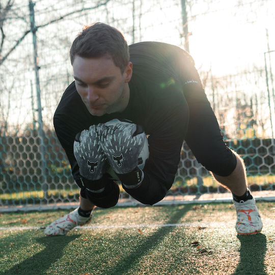 Fearless Goalkeepers Wolf X Голмански ръкавици за Възрастни & Детски Сив