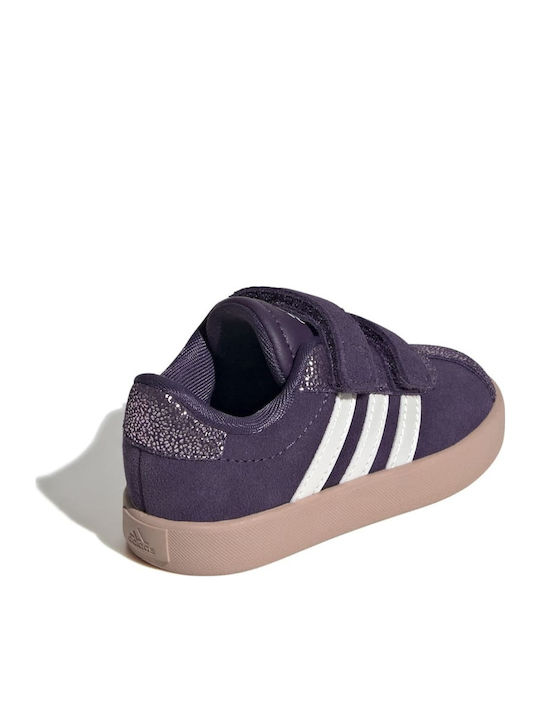 Vl Court 3.0 Παιδικά Sneakers με Σκρατς Μωβ