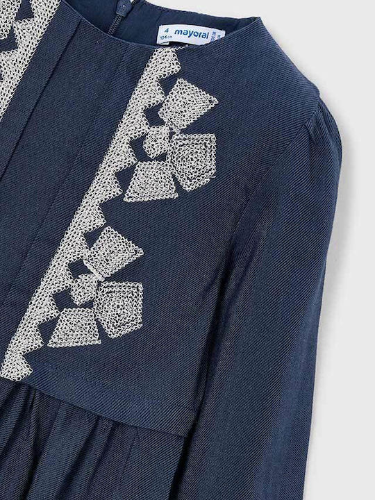 Kinderkleid Langärmelig Blue