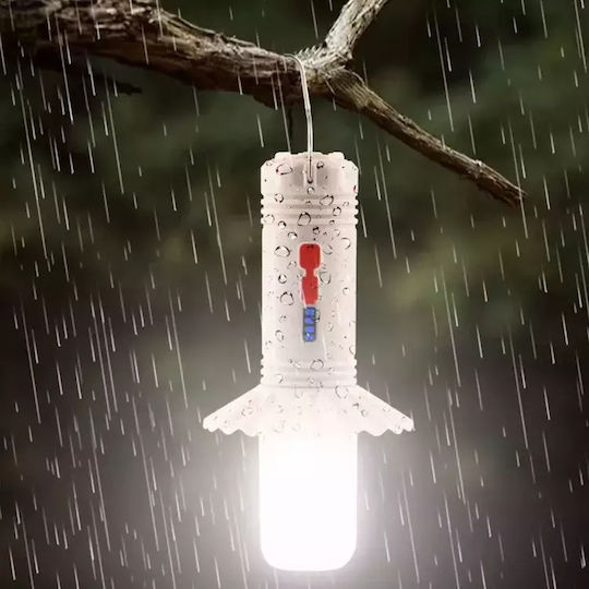 Verk Group LED Glühbirne für Camping Wasserdicht mit Taschenlampe & Powerbank