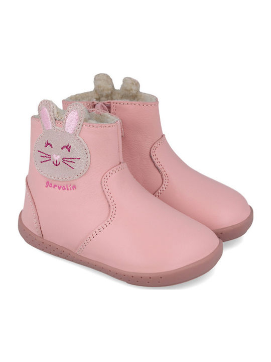 Kids Boots with Zipper Pink