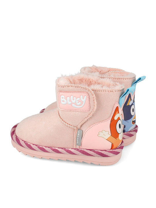 Ghete Copii cu Velcro Roz