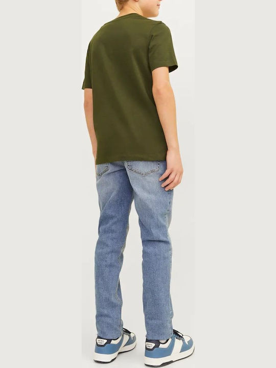Kinder Schlaghose Jeans Rot