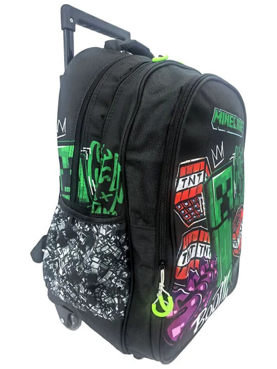 Gim Backpack School Bag Trolley Elementary, Elementary Minecraft Metro Art 27Liters