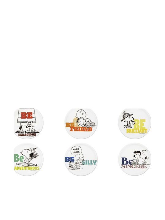 Excelsa Platou de Servire din Porțelan Peanuts Be: Tenacious cu Diametru 31buc 1buc