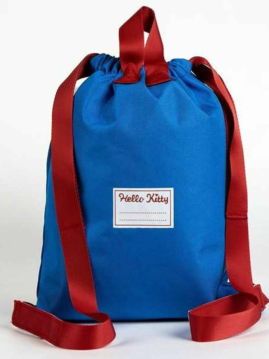 Backpack Strings Hello Kitty Blue 27 X 33 Cm