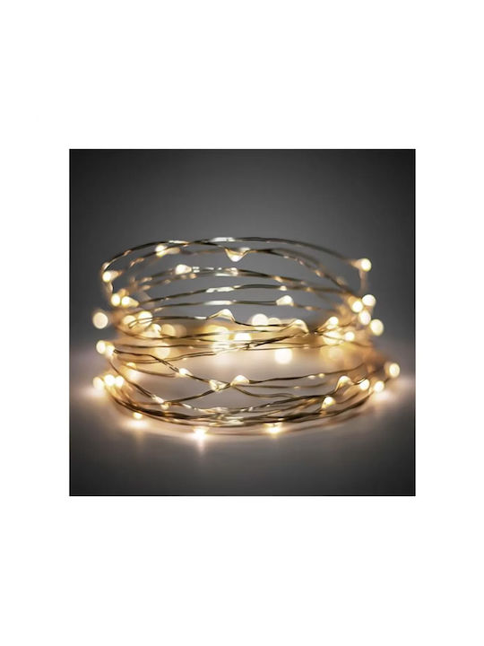 200 Lights LED 20m. Cold White in String 1pcs