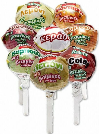 Kaiser 1889 Lollipop with Mandarin Flavour No Added Sugar 10gr