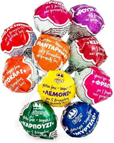 Kaiser 1889 Lollipop with Watermelon Flavour No Added Sugar 10g