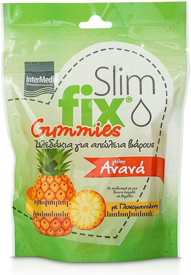 InterMed 42 Ζελεδάκια Slim Fix με Γεύση Ανανά 42τμχ 210gr