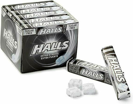 Halls Candies with Extra Strong Flavour No Added Sugar 32g