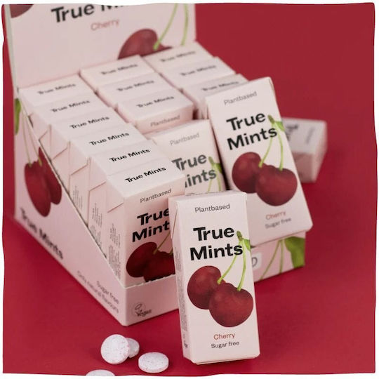 True Gum Καραμέλες με Γεύση Κεράσι Χωρίς Προσθήκη Ζάχαρης 13gr