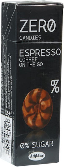 Λάβδας Καραμέλες Zero με Γεύση Espresso Χωρίς Προσθήκη Ζάχαρης 32gr